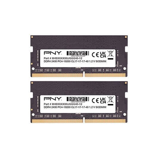 MODULO MEMORIA RAM DDR4 16GB 2X8GB 2400MHz PNY