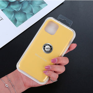 Official Original Silicone Case for Apple iPhone 13 12 Pro Max XS XR 7 8 6S Plus 11 Mini iPhone12 Brand Logo Phone Cover Funda